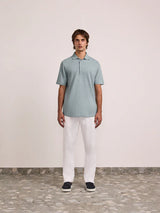 T-shirts Frescobol Carioca Luca Pique Polo Coastal Blue Apoella