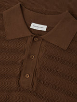 T-shirts Frescobol Carioca Vidal Crochet Polo Brown Apoella
