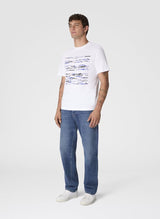 T-shirts Missoni Crew-neck Cotton T-shirt with Wave Print Apoella