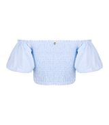 Tops Apoella Annie Puff Sleeve Smocked Top Apoella