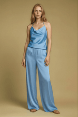 Tops APOELLA Ersi Cowl Neck Top Sky Apoella