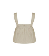 Tops Apoella Selini Smocked Top Striped Khaki Apoella