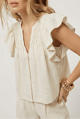 Tops Scarlett Poppies Utrika Top Vanilla Apoella