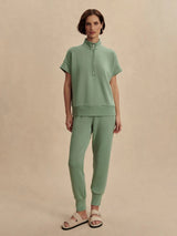 Tops Varley Ritchie Short Sleeve Sweater Loden Frost Apoella