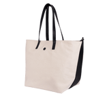 Totes Apoella Rhodes Leather & Canvas Tote Bag Ivory Black / O/S Apoella