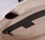 Totes Apoella Rhodes Leather & Canvas Tote Bag Ivory Black / O/S Apoella