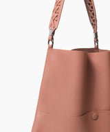 Totes Callista Crafts Slim M Stitch Tote Grained Leather Peach O/S / Peach Apoella