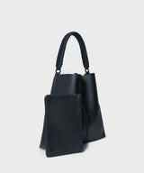 Totes Callista Crafts Slim M Tote 23 Grained Leather Black O/S / Black Apoella
