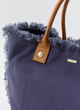 Totes Melissa Odabash Cap Ferrat Canvas Tote Navy O/S Apoella