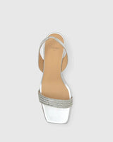 Wedges Castaner Barby Wedge Sandals Platino Apoella