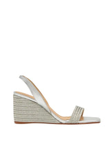 Wedges Castaner Barby Wedge Sandals Platino Apoella