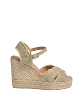 Wedges Castaner Bromelia 8ed Wedge Espadrilles Oro Claro Apoella