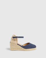 Wedges Castaner Carol 6 Wedge Espadrilles Azul Oxford Apoella