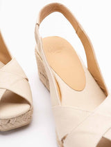 Wedges Castaner Diana 3 Wedge Espadrilles Ivory Apoella
