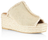 Wedges Castaner Queral Mule Wedge Espadrilles Ivory Apoella
