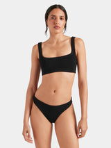 Xandra Athletic High Waist Bikini Black