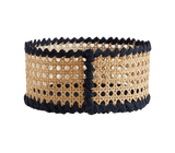 Baskets Alexandra Koumba WICKER BASKET MIDNIGHT BLUE / M Apoella