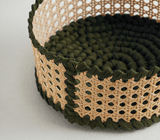Baskets Alexandra Koumba WICKER BASKET OLIVE / M Apoella