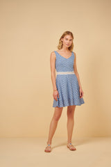 Dress Apoella Olivia Broderie A-Line Short Dress Apoella