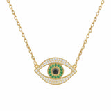 Jewelry Marianna Lemos Green Eye Necklace O/S / Green Apoella