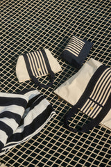 Riviera Canvas Mini Tote Striped