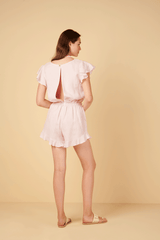 Playsuit Apoella Erifylli Linen Ruffle Playsuit Apoella