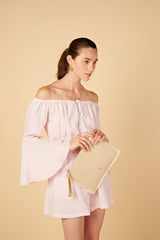 Playsuit Apoella Helectra Linen Off Shoulder Playsuit Apoella