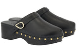 Shoes Ancient Greek Sandals Classic Closed Leather Clog Apoella