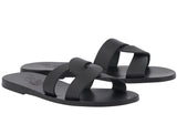 Shoes Ancient Greek Sandals Desmos Leather Slide Sandals Apoella