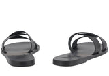Shoes Ancient Greek Sandals Desmos Leather Slide Sandals Apoella