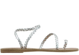 Shoes Ancient Greek Sandals Eleftheria Braided Sandals 37 / Silver Apoella