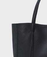 Tote Callista Crafts Tote Medium Grained Leather Black O/S / Black Apoella