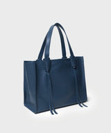 Ara Medium Tote Grained Leather Blue