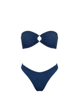 Emma Bandeau Bikini Blue