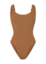 Domino Classic Hoops One Piece Metallic Cocoa