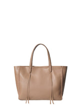 Tote Medium Grained Leather Camel