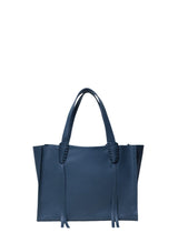 Ara Medium Tote Grained Leather Blue