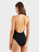 Sandy Halter One Piece Black