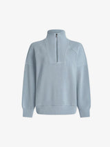 - Rhea Half Zip Sweater Ashley Blue Apoella