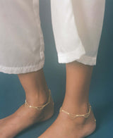 Anklets Maggoosh Kahuna Anklet Sterling Silver Gold Plated O/S Apoella