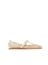 Ballerinas Ancient Greek Sandals Aerati Raffia Ballerinas Platinum/Natural Apoella