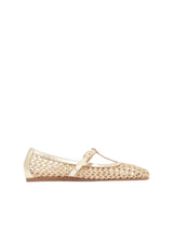 Ballerinas Ancient Greek Sandals Aerati Raffia Ballerinas Platinum/Natural Apoella