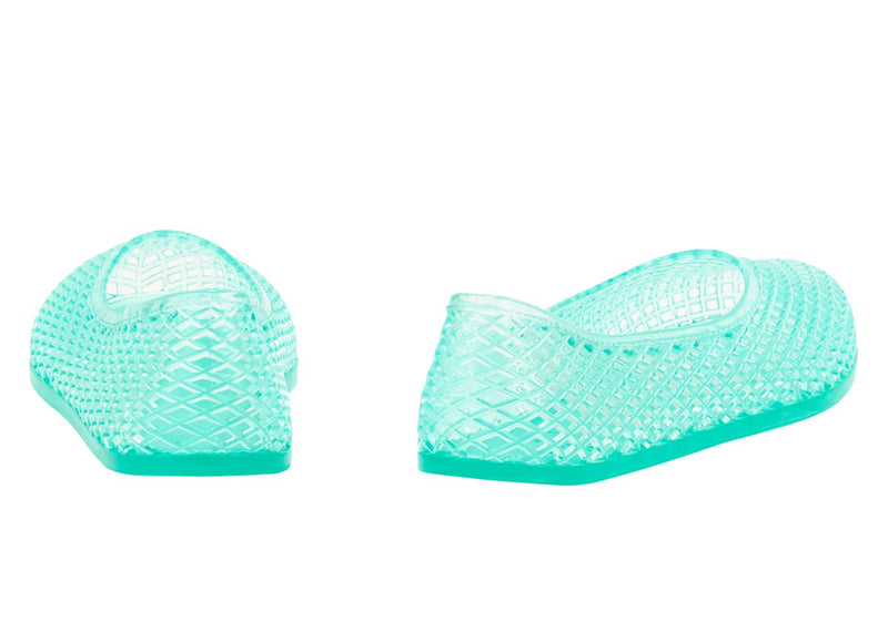 Ballerinas Ancient Greek Sandals Iro Jelly Ballerinas Aqua Apoella