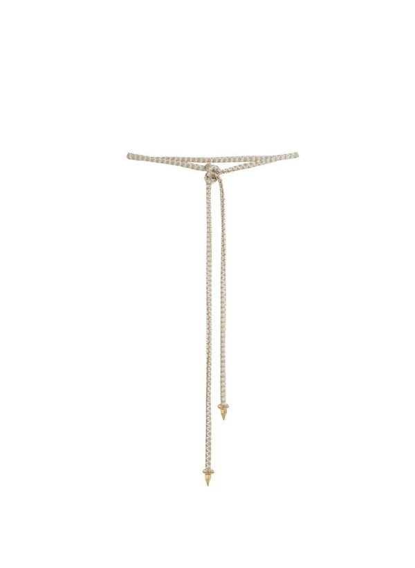 Belts Zeus n Dione Tiara Rope Belt W. Golden Details Khaki O/S / Khaki Apoella