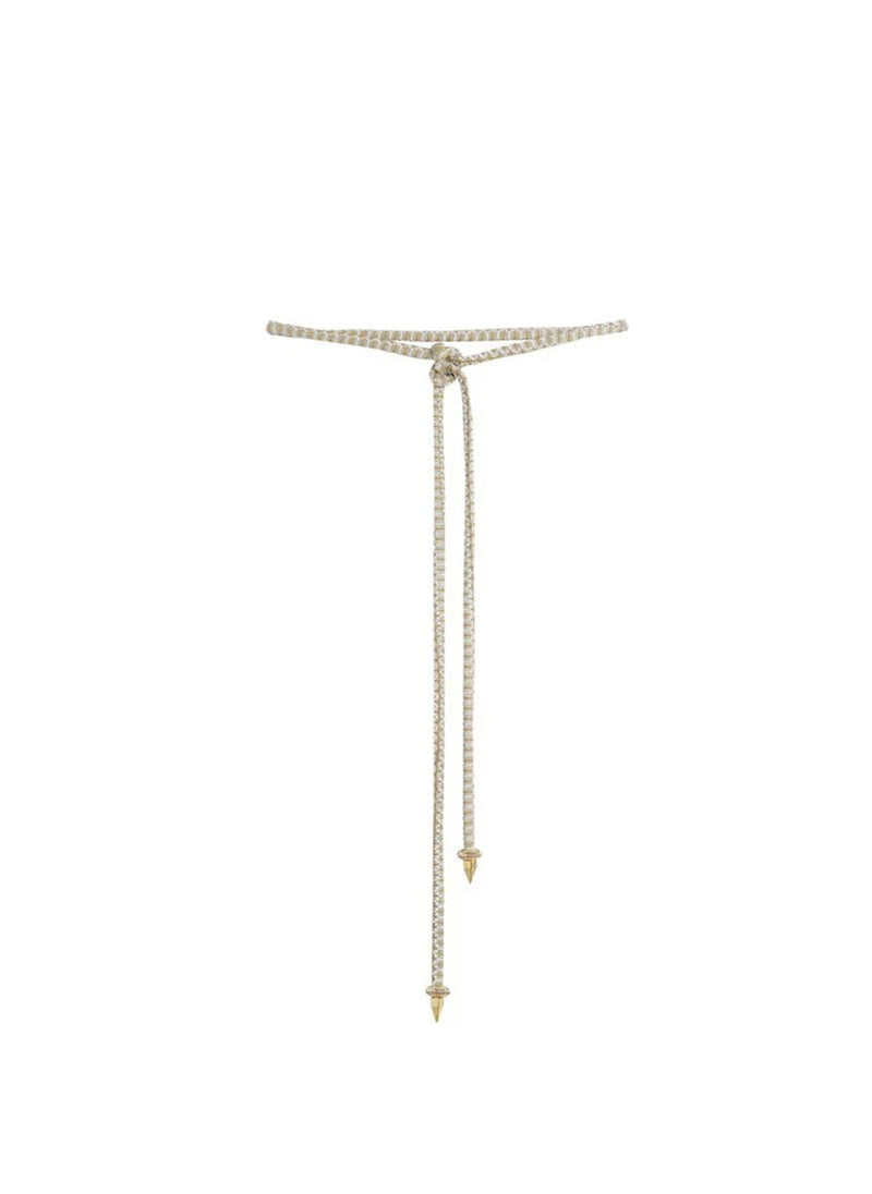 Belts Zeus n Dione Tiara Rope Belt W. Golden Details Khaki O/S / Khaki Apoella