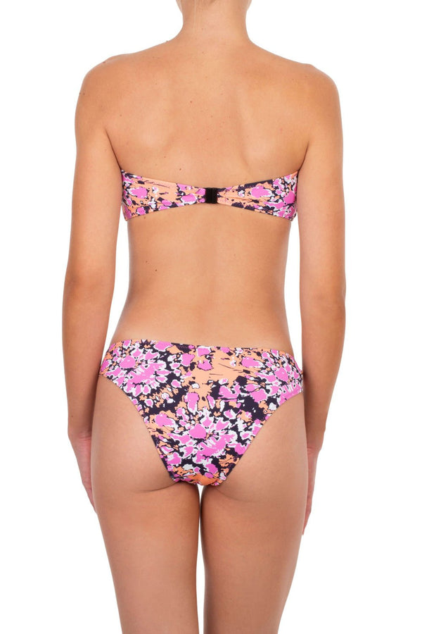 Bikini Emmanuela Swimwear Emma Bandeau Bikini Pink/Orange/Black Apoella