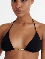 Bikini Eres Ephemere Exquise Triangle Tie Side Bikini Noir Apoella