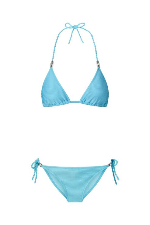 Bikini Heidi Klein Nungwi Beach Rope Triangle Bikini Light Blue Apoella