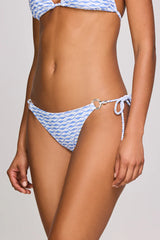 Bikini Heidi Klein Tinos Ring Triangle Bikini Light Blue/White Apoella