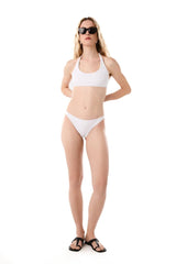 Bikini Kiohne Cassia/Saltwater Halter Embroidered Bikini White Apoella